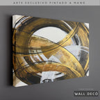 Arte Pintado a Mano Aura de Abundancia Horizontal