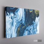 Cargar imagen en el visor de la galería, Cuadro Fluido Abstracto Azul
