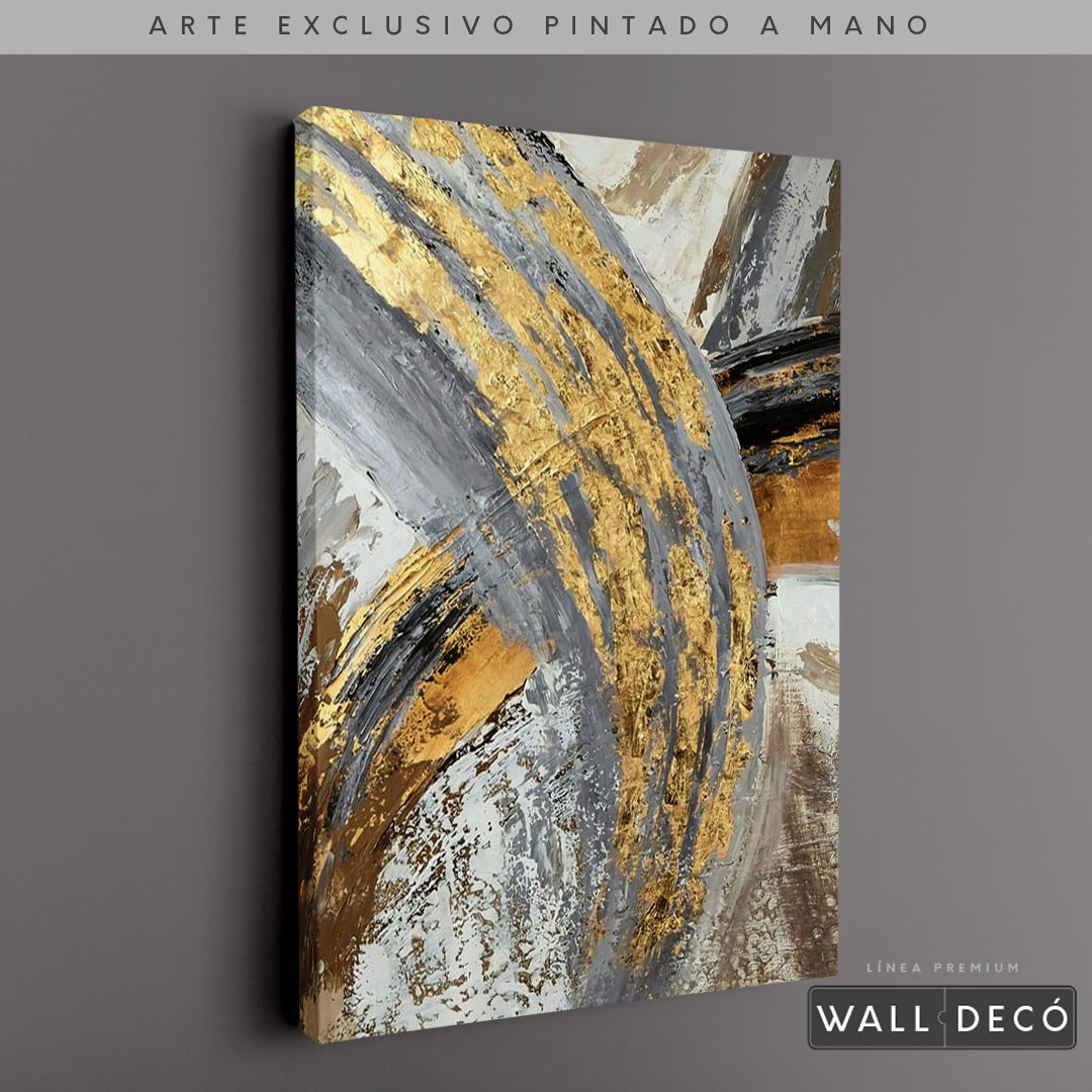 Arte Pintado a Mano Vientos de Abundancia Vertical