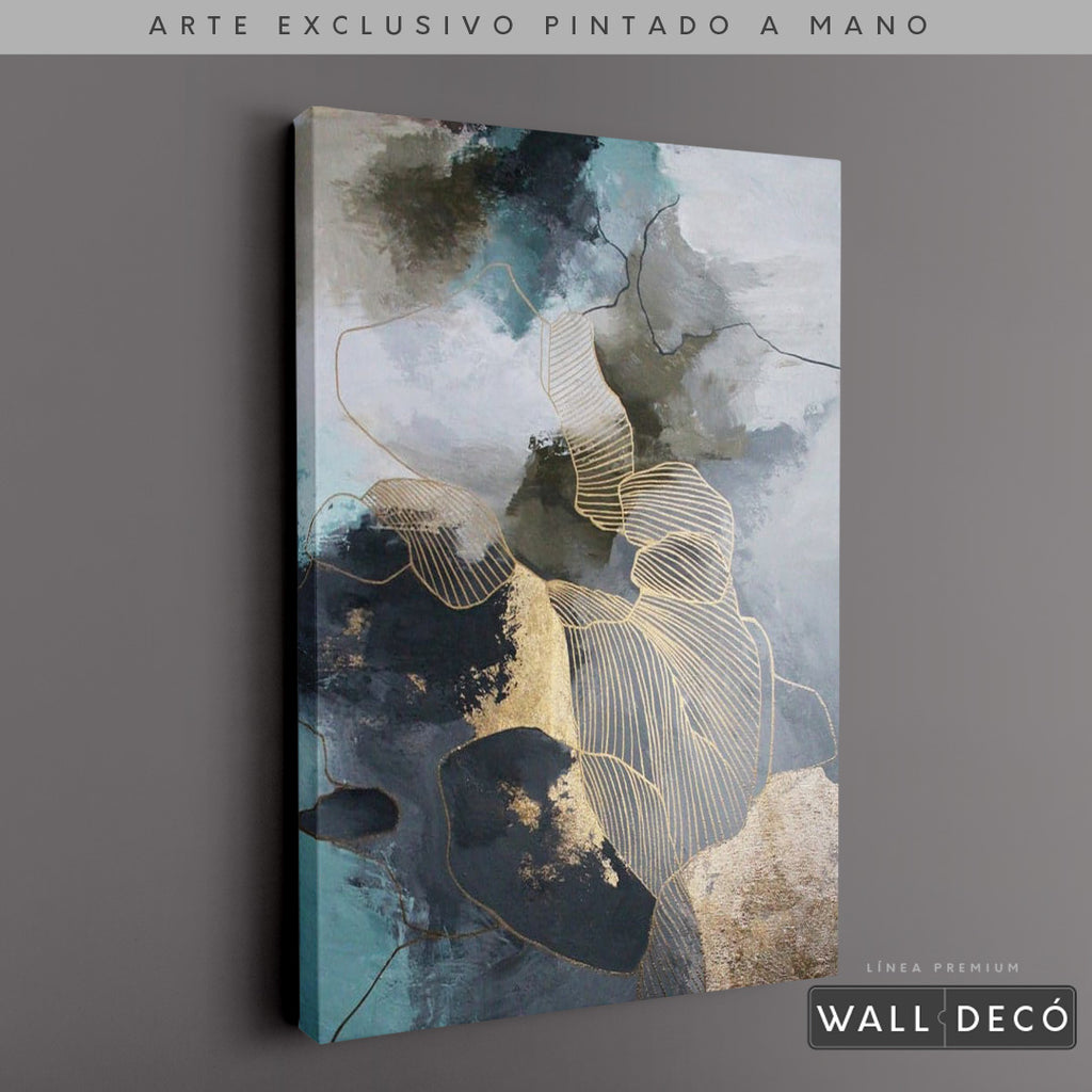 Arte Pintado a Mano Magia del Cielo Vertical