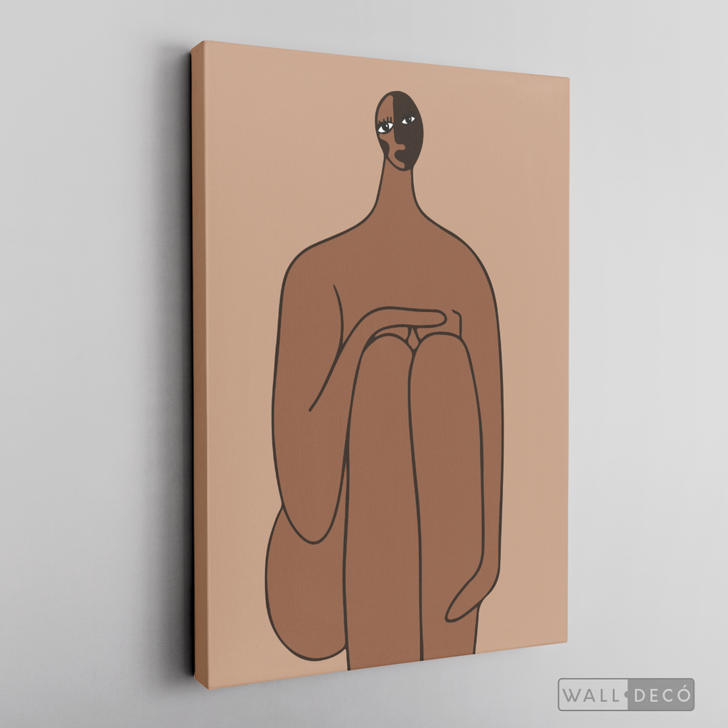Cuadro Minimalista Figura Humana Tres