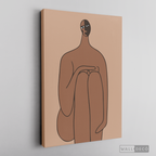 Cuadro Minimalista Figura Humana Tres