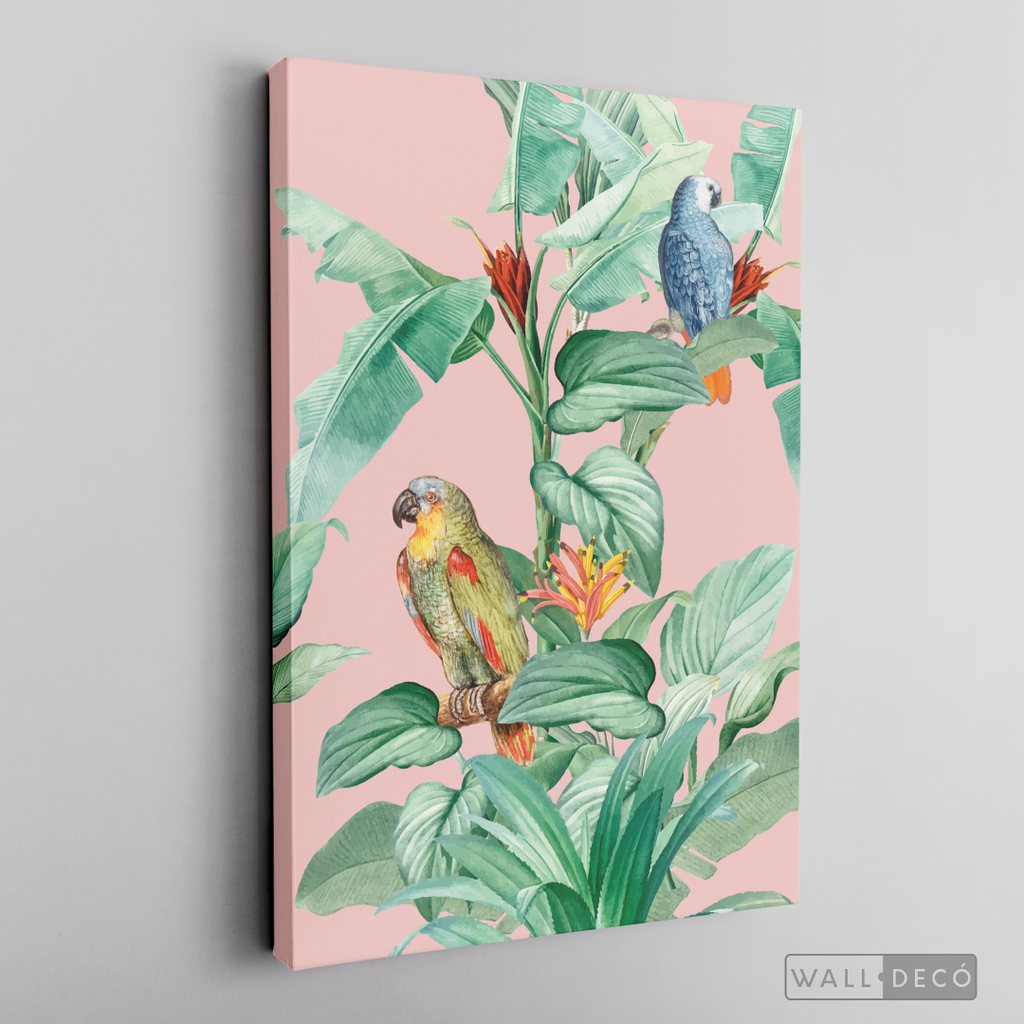 Cuadro Aves Loro Real