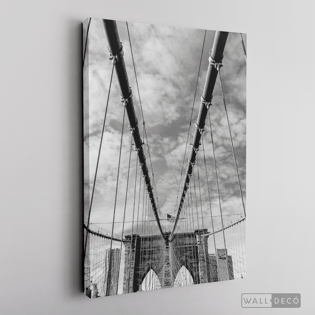 Cuadro New York Brooklyn Bridge Vertical