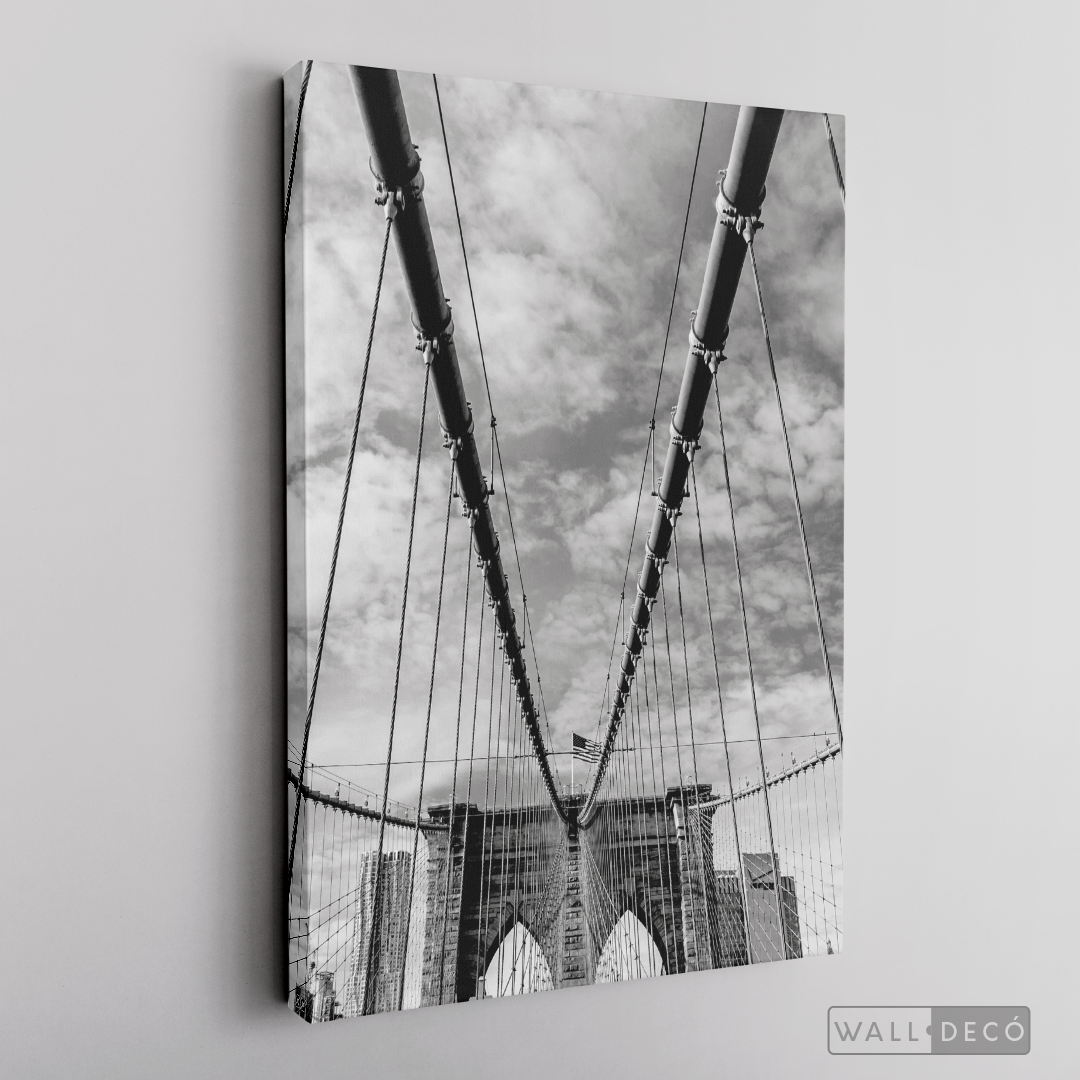 Cuadro New York Brooklyn Bridge Vertical