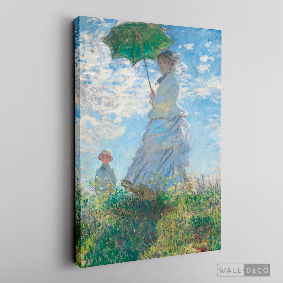 Cuadro Arte Mujer con sombrilla, Claude Monet