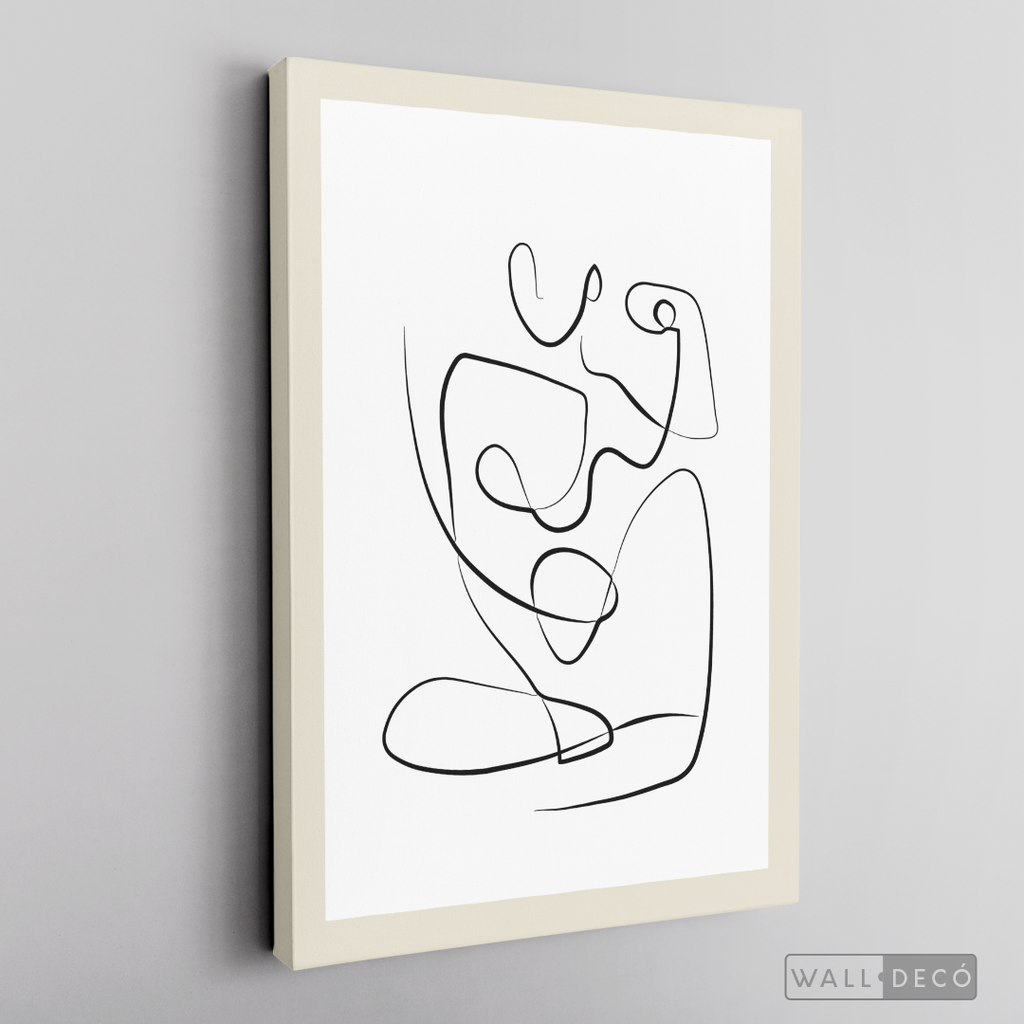 Cuadro Minimalista Figura Humana
