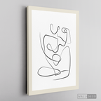 Cuadro Minimalista Figura Humana