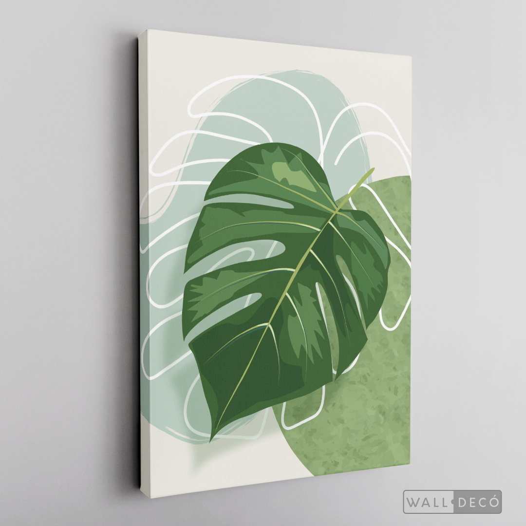 Cuadro Botánico Monstera Tropical