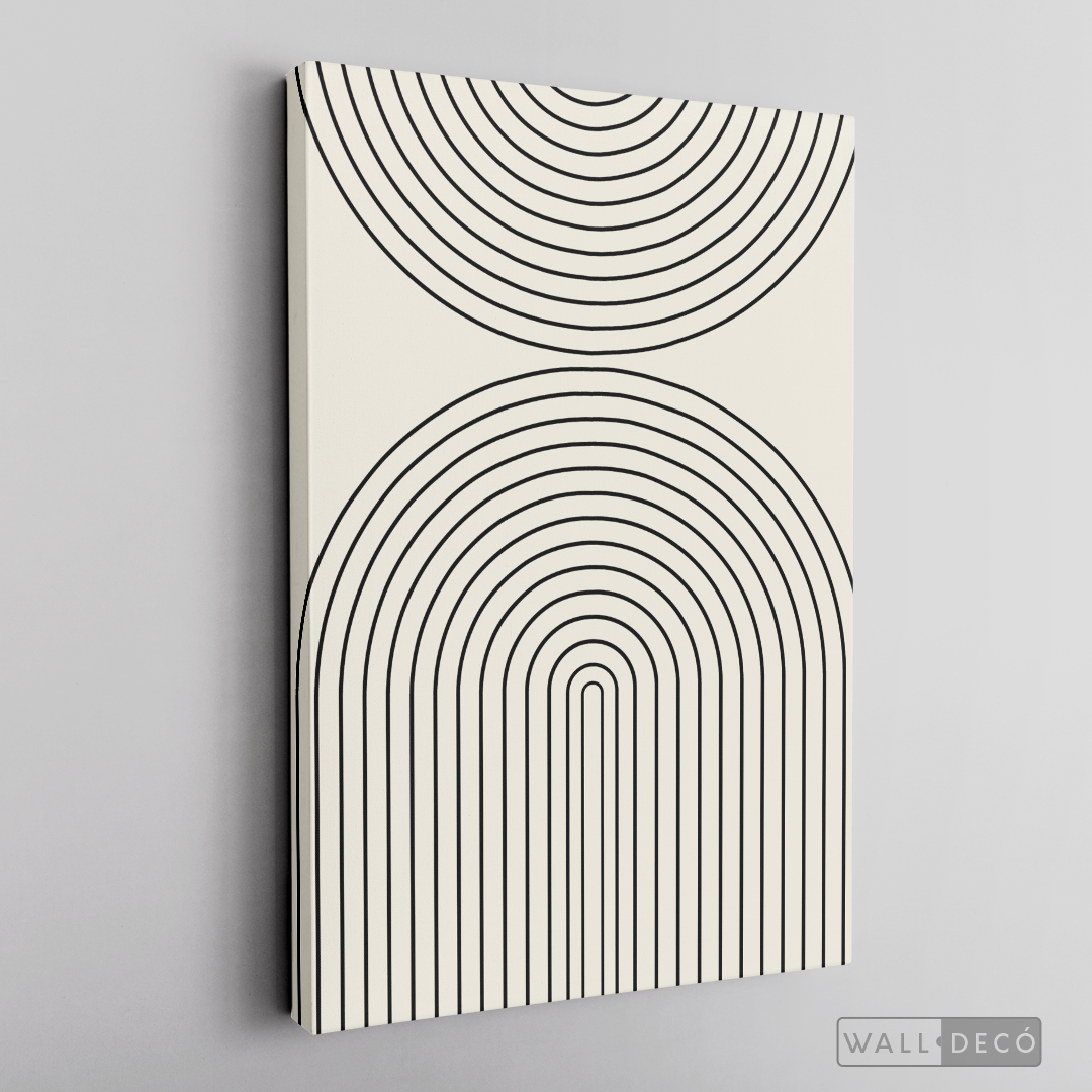Cuadro Minimalista Line Art Infinito