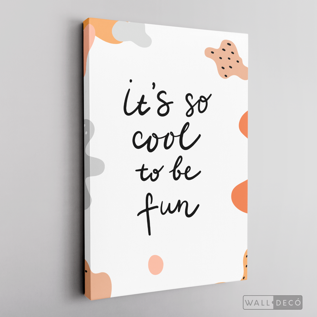 Cuadro Infantil To Be Fun