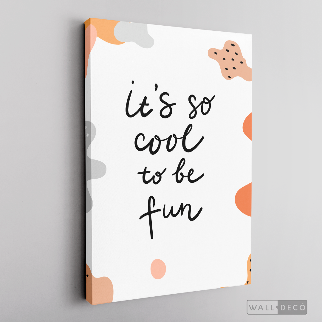 Cuadro Infantil To Be Fun