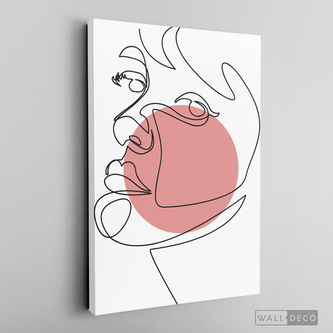 Cuadro Face Lines Eva