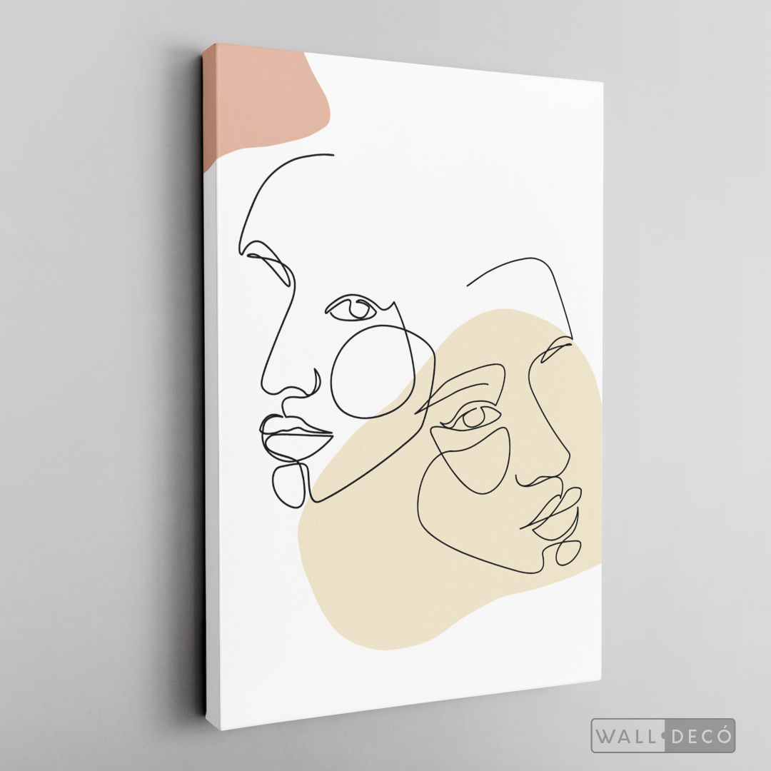 Cuadro Face Lines Cercanía