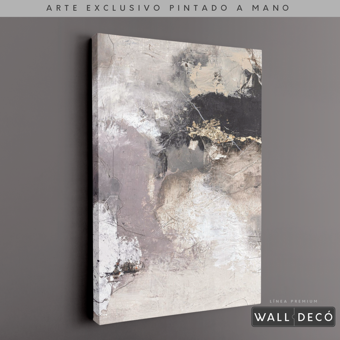 Arte Pintado a Mano Desierto Místico Vertical