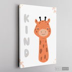 Cuadro Infantil Jirafa Kind