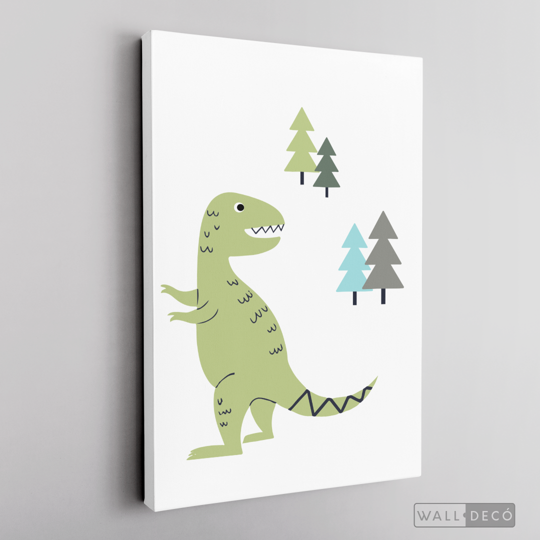 Cuadro Infantil Dinosaurio