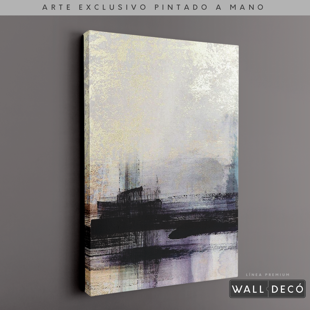 Arte Pintado a Mano Persistencia De La Memoria Vertical