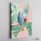 Cuadro Aves Loro Real Azul