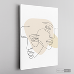 Cuadro Face Lines Empatía