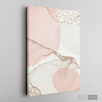 Cuadro Fragmentos Abstractos Rosa