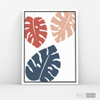 Cuadro Boho Monstera color
