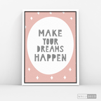 Cuadro Infantil Make Your Dreams