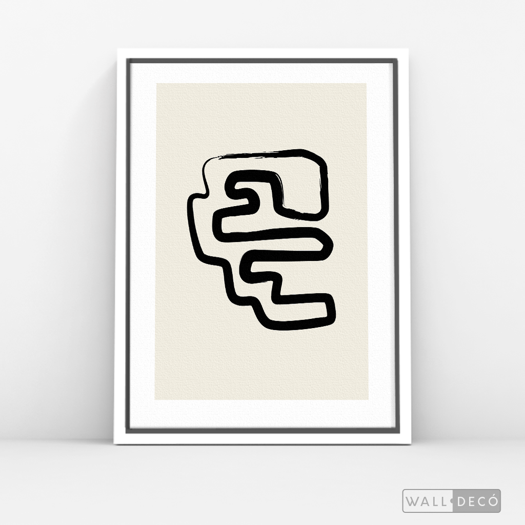 Cuadro Minimalista Line Art