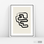 Cuadro Minimalista Line Art