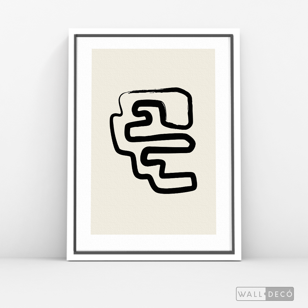 Cuadro Minimalista Line Art