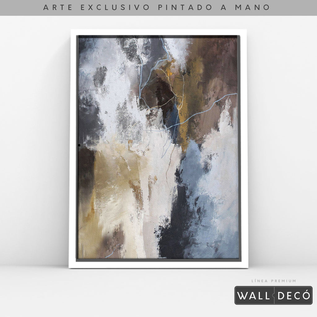 Arte Pintado a Mano Recuerdo Ancestral Vertical