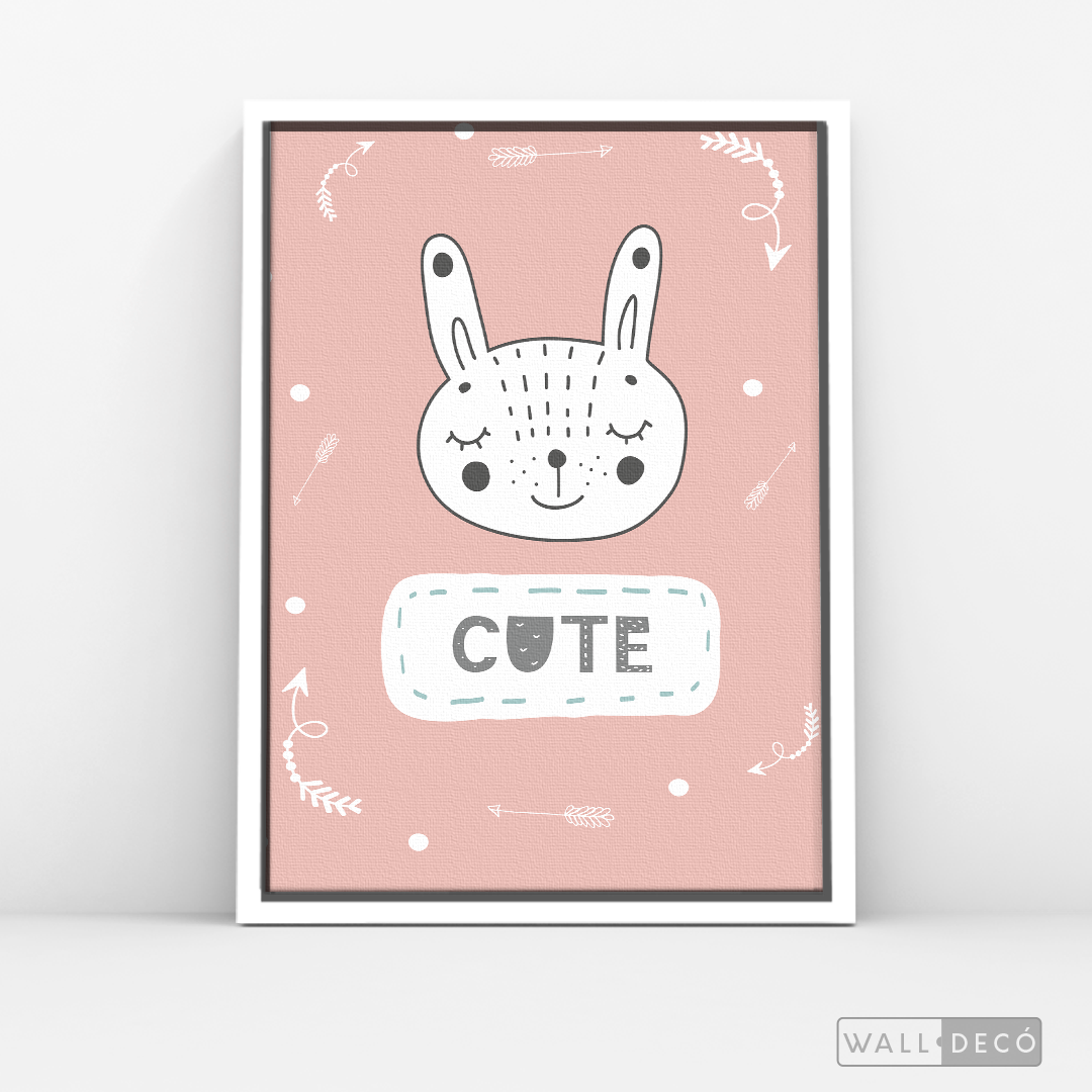 Cuadro Infantil Bunny Cute