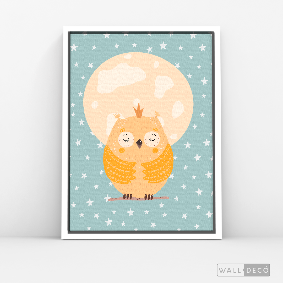 Cuadro Infantil Little Buho