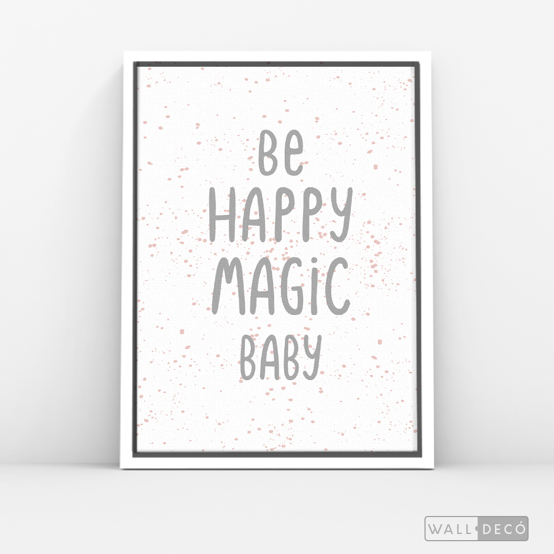 Cuadro Infantil Be Happy