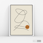 Cuadro Minimalista Knot Café