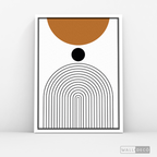 Cuadro Minimalista Line Art Tres