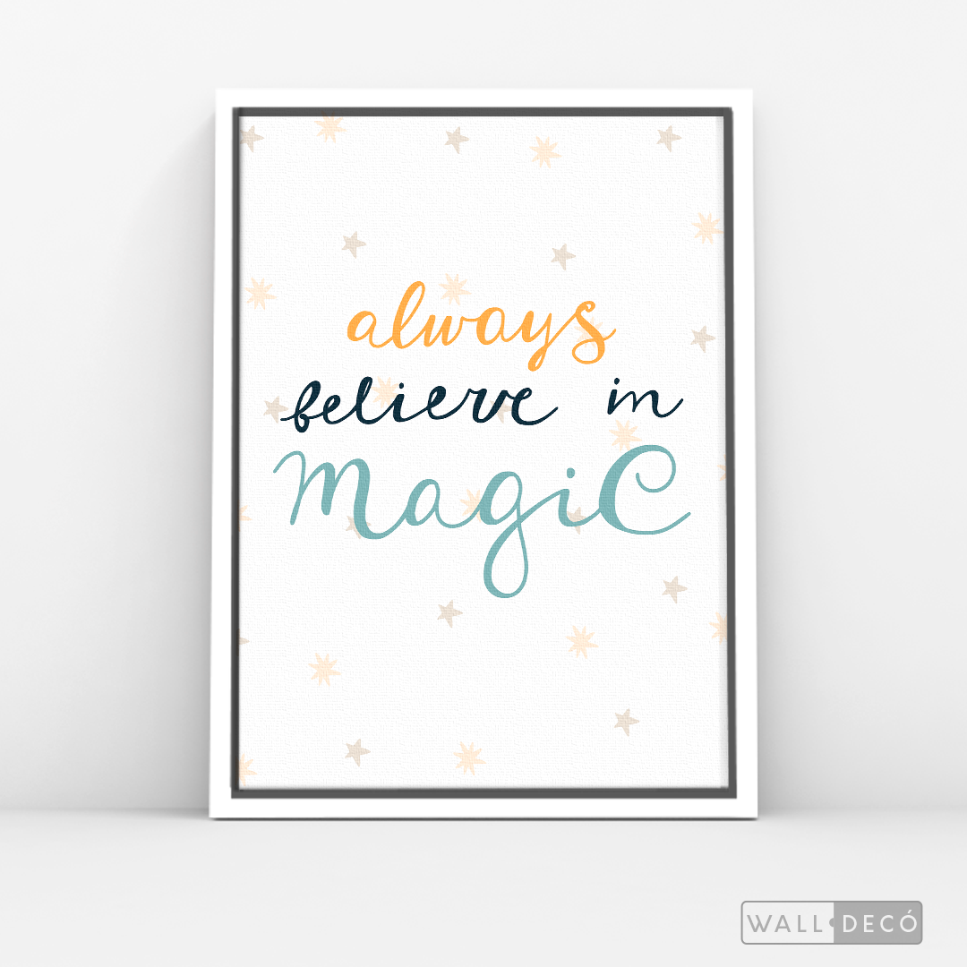Cuadro Infantil Always Believe