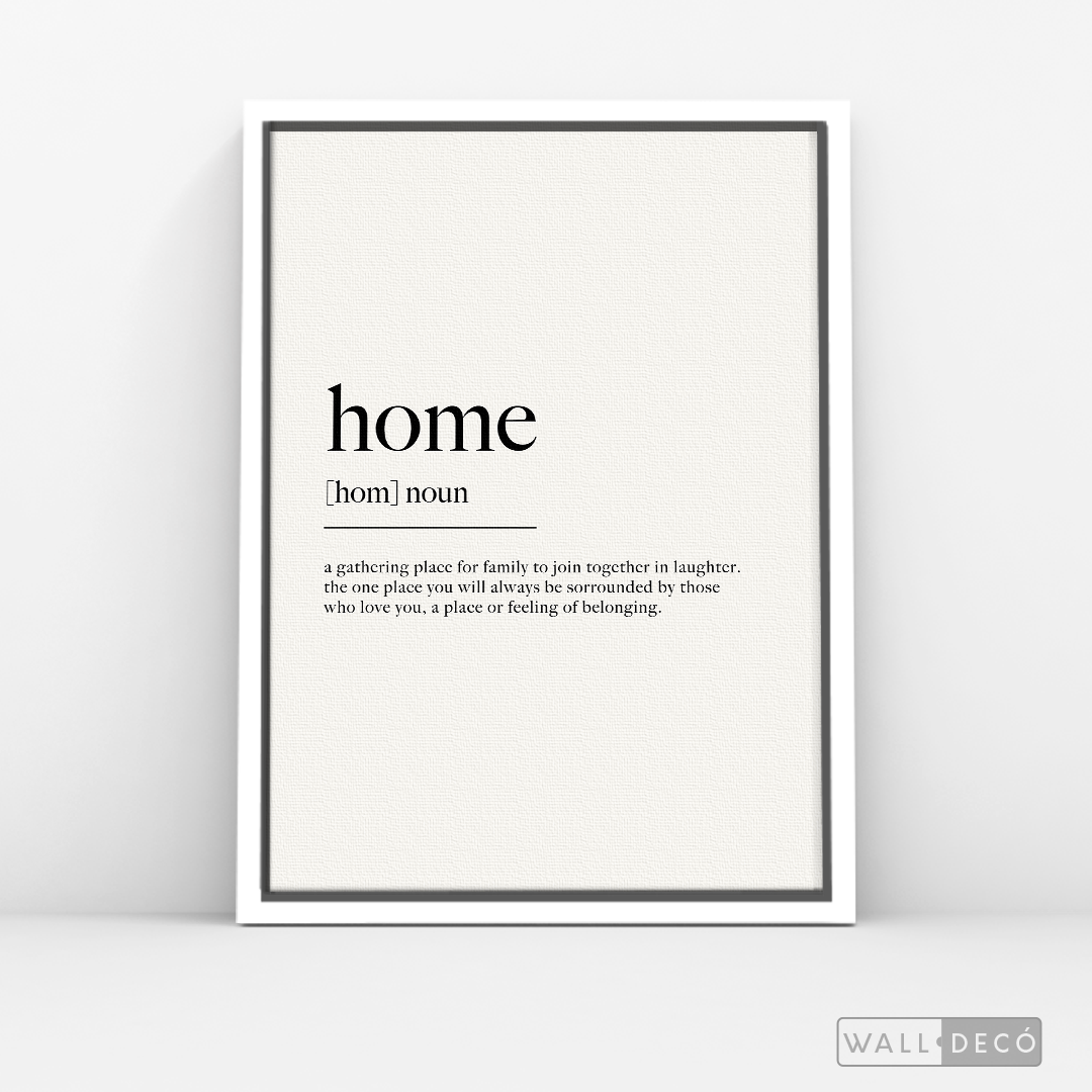 Cuadro Minimalista Home
