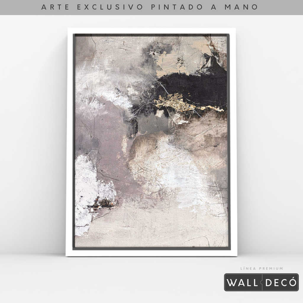 Arte Pintado a Mano Desierto Místico Vertical