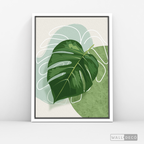 Cuadro Botánico Monstera Tropical