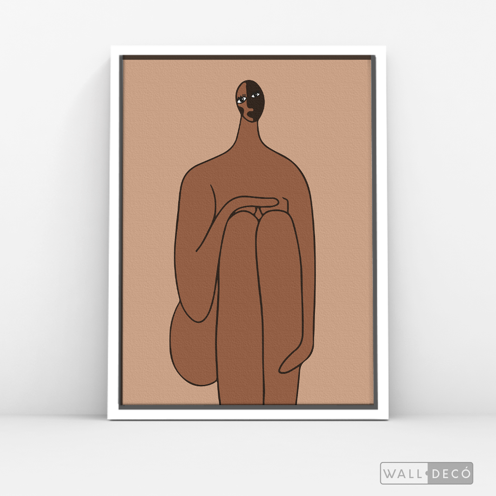 Cuadro Minimalista Figura Humana Tres