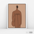 Cuadro Minimalista Figura Humana Tres