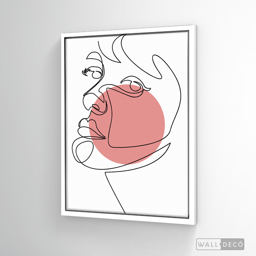 Cuadro Face Lines Eva
