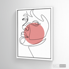 Cuadro Face Lines Eva