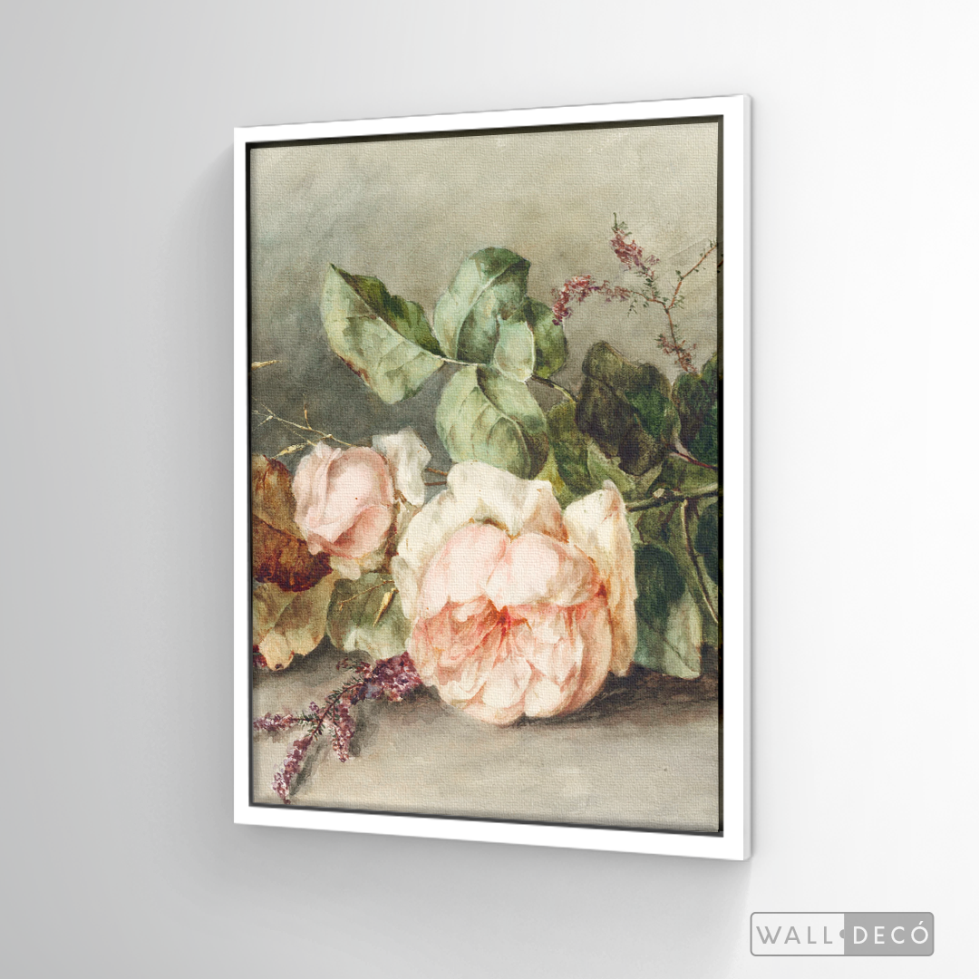 Cuadro Arte Vintage Rose