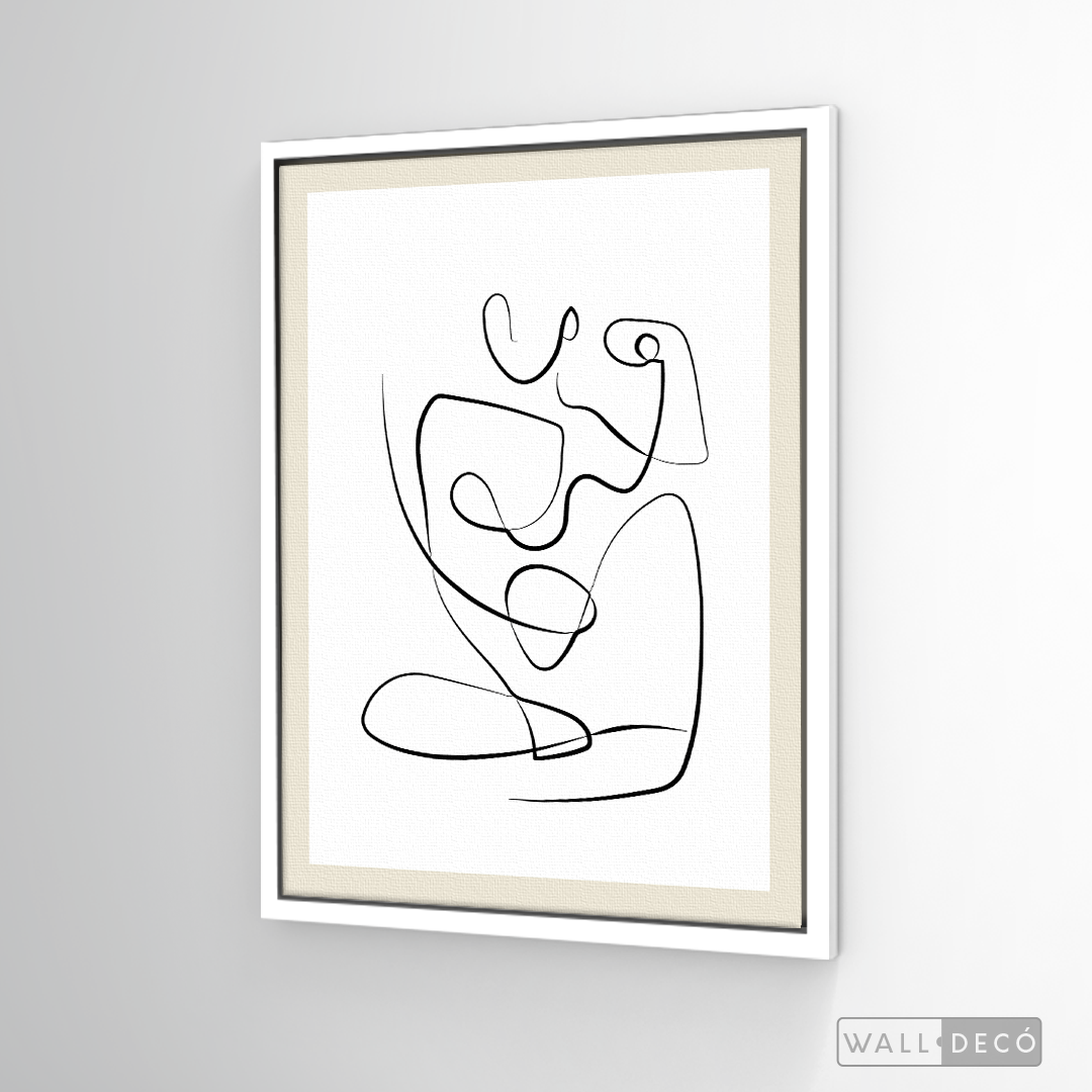 Cuadro Minimalista Figura Humana