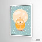 Cuadro Infantil Little Buho