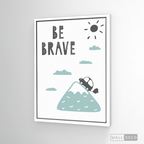Cuadro Infantil Be Brave