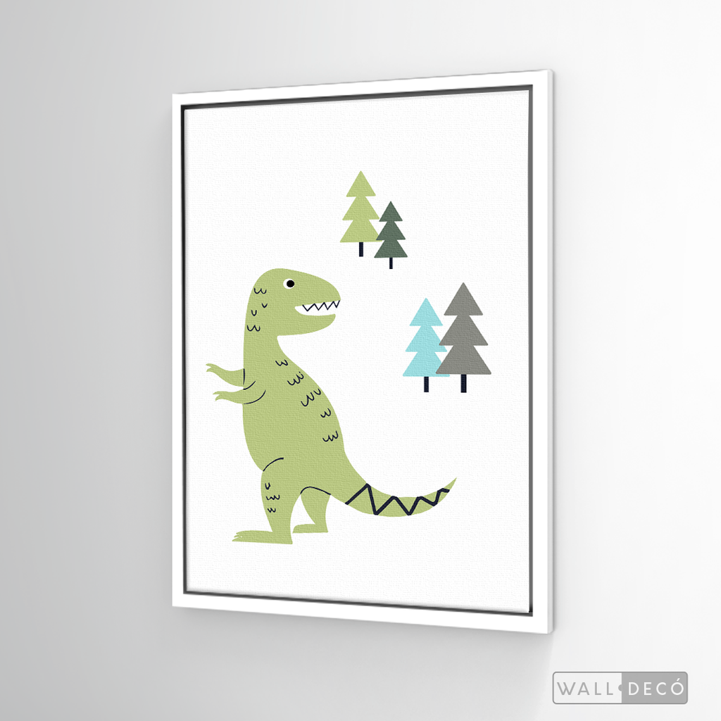 Cuadro Infantil Dinosaurio