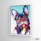 Cuadro Arte Bulldog Frances Color